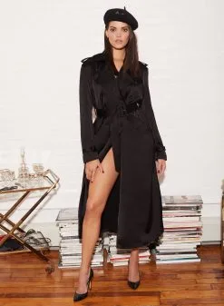 Fleur Du Mal Eco Luxe Trench Coat