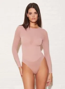 Fleur Du Mal Le Body Long Sleeve Control Bodysuit