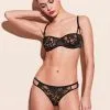 Fleur Du Mal Magnolia Lace Ouvert Panty