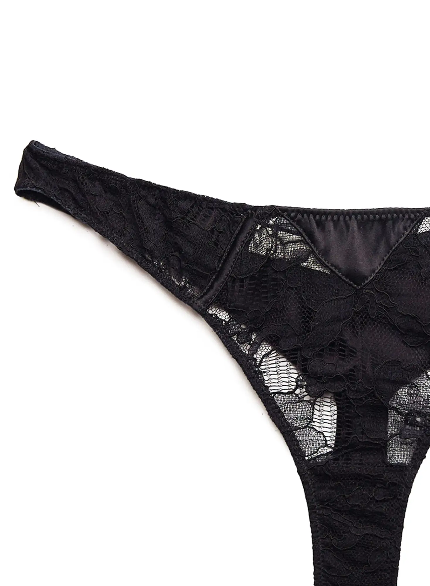 Fleur Du Mal Magnolia Lace Thong 6 Fleur Du Mal Magnolia Lace Thong - Image 6