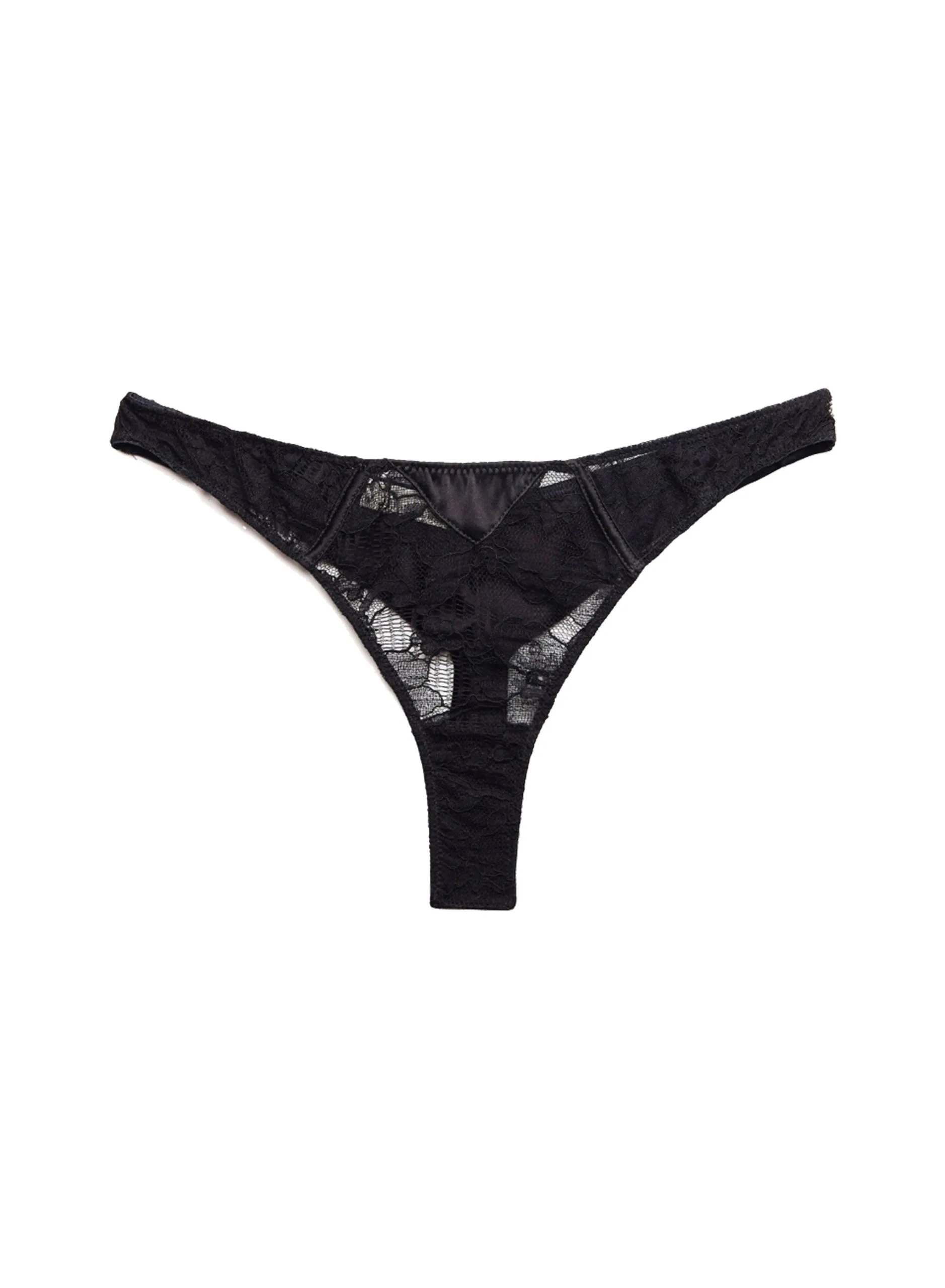 Fleur Du Mal Magnolia Lace Thong 3 Fleur Du Mal Magnolia Lace Thong - Image 3