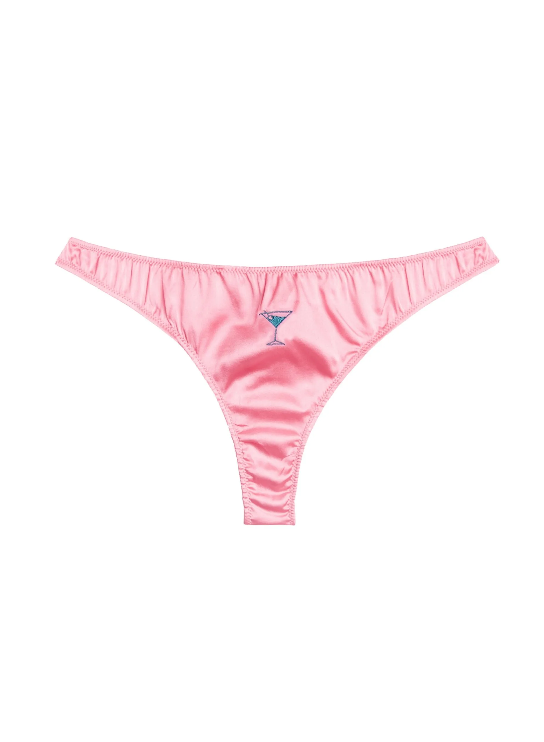 Fleur Du Mal Martini Embroidered Luxe Thong 2 Fleur Du Mal Martini Embroidered Luxe Thong - Image 2