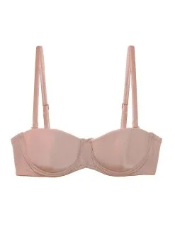 Fleur Du Mal Charlotte Convertible Strapless Bra -Lingerie Store molded tan