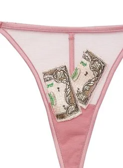 Fleur Du Mal Big Spender Embroidery V String 16 Fleur Du Mal Big Spender Embroidery V String -Lingerie Store moneyvstringflat2