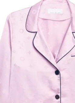 Fleur Du Mal Fleur PJ Top -Lingerie Store monogrampjtopflat2