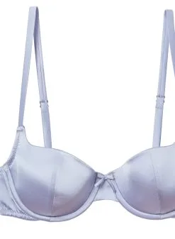 Fleur Du Mal Satin Luxe Balconette Bra 15 Fleur Du Mal Satin Luxe Balconette Bra -Lingerie Store pastelskybalconetteflat2