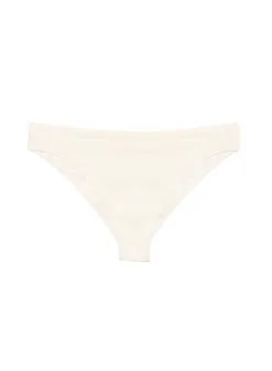 Fleur Du Mal Le Body Perforated Knit Panty -Lingerie Store perforatedknitpantyivoryflat1