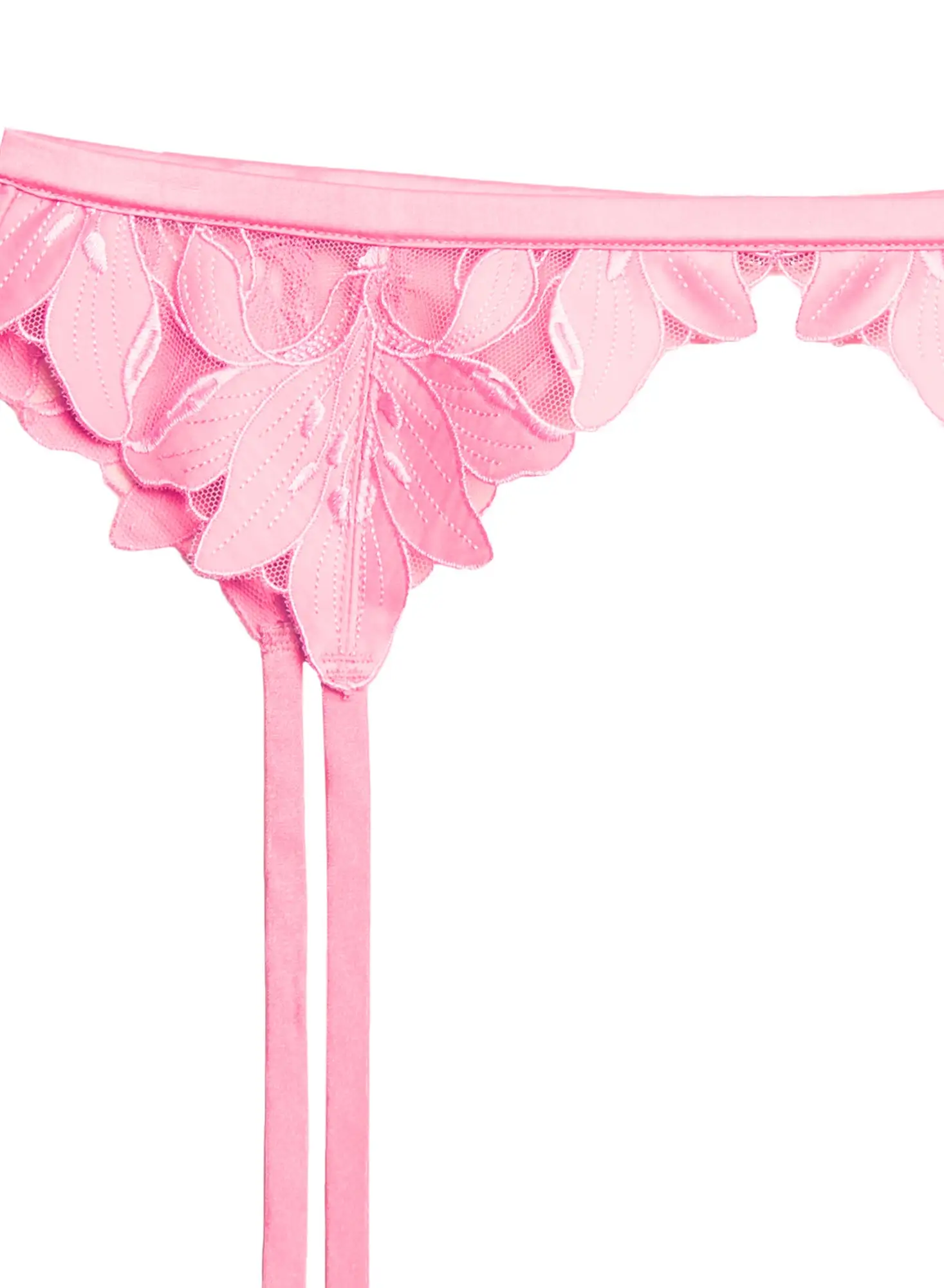 Fleur Du Mal Lily Embroidery Garter Belt 9 Fleur Du Mal Lily Embroidery Garter Belt - Image 9