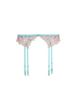 Fleur Du Mal Pixie Embroidery Garter -Lingerie Store pixiegarterflat1