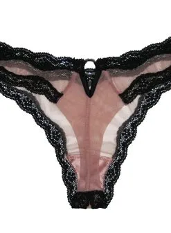 Fleur Du Mal Sheer Tulle Thong -Lingerie Store py0067 0400 10