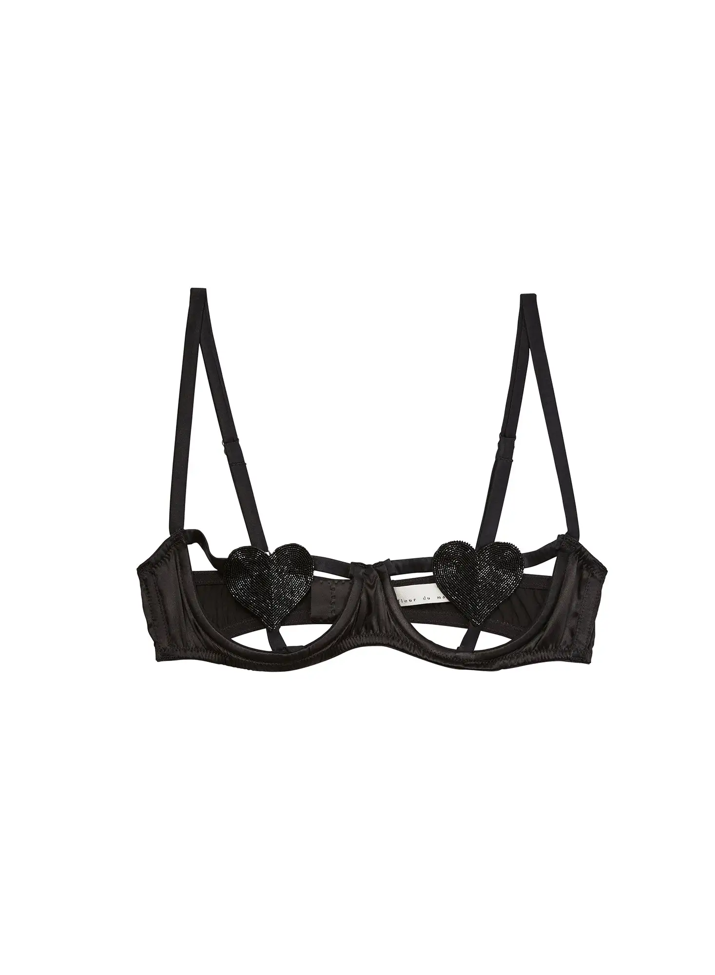 Fleur Du Mal Queen Of Hearts Balconette Bra 4 Fleur Du Mal Queen Of Hearts Balconette Bra - Image 4