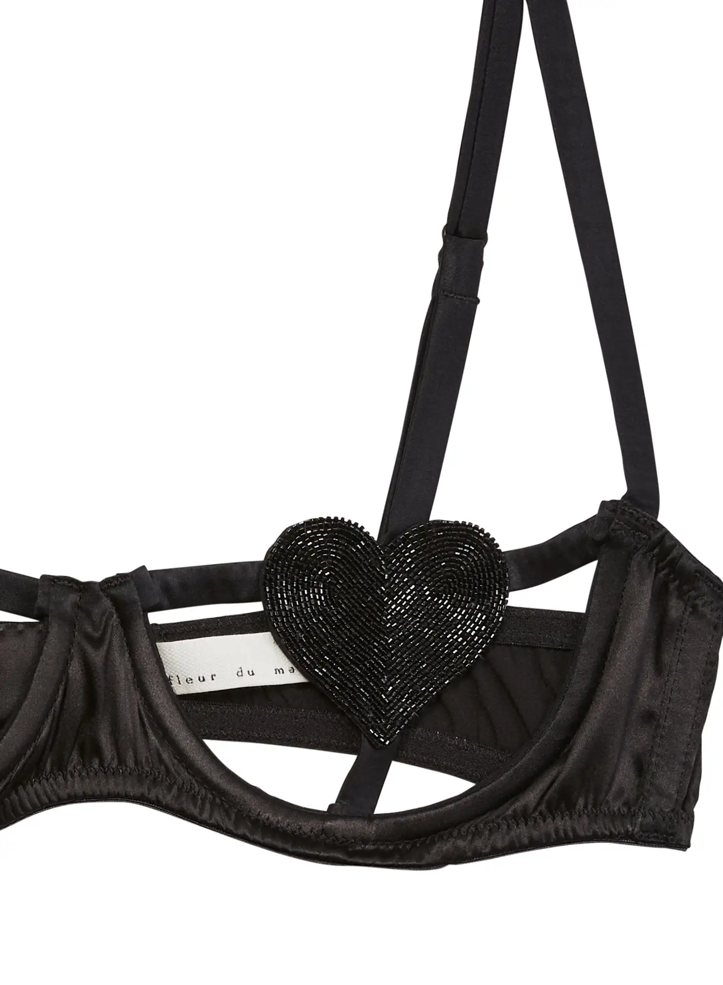 Fleur Du Mal Queen Of Hearts Balconette Bra 7 Fleur Du Mal Queen Of Hearts Balconette Bra - Image 7