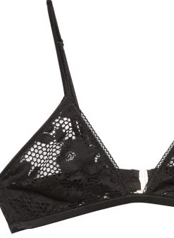 Fleur Du Mal Rosalia Lace Triangle Bra -Lingerie Store rosaliatriangleflat2