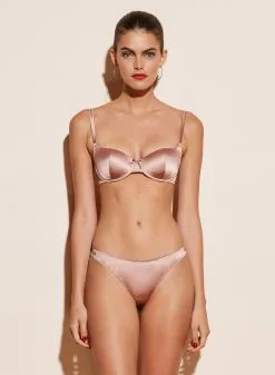 Fleur Du Mal Satin Luxe Balconette Bra 11 Fleur Du Mal Satin Luxe Balconette Bra -Lingerie Store satin balconette crop1