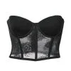 Fleur Du Mal Bouquet Lace Bustier Top