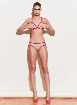 Fleur Du Mal Strappy Bondage Bra