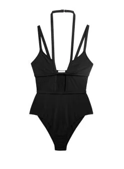 Fleur Du Mal Strappy Keyhole One Piece Swimsuit 11 Fleur Du Mal Strappy Keyhole One Piece Swimsuit -Lingerie Store strappyonepieceflat1