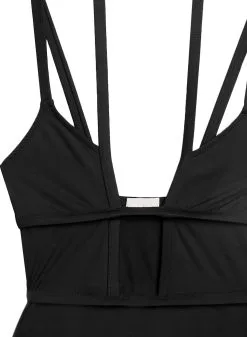 Fleur Du Mal Strappy Keyhole One Piece Swimsuit 12 Fleur Du Mal Strappy Keyhole One Piece Swimsuit -Lingerie Store strappyonepieceflat2