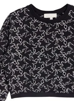 Fleur Du Mal Super Star Top -Lingerie Store superstarsweatshirtflat2