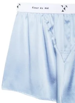 Fleur Du Mal Unisex Washable Silk Boxers -Lingerie Store unisexboxersiceflat2