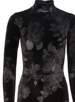 Fleur Du Mal Rose Velvet Catsuit 17 Fleur Du Mal Rose Velvet Catsuit -Lingerie Store velvetcatsuitflat2