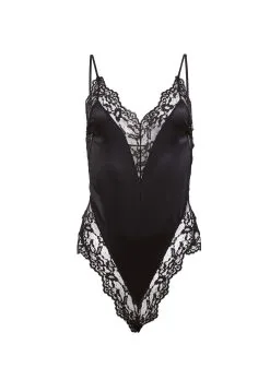 Fleur Du Mal Venus Lace Teddy -Lingerie Store venusteddyflat1