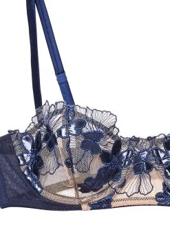 Fleur Du Mal Violet Balconette Bra 16 Fleur Du Mal Violet Balconette Bra -Lingerie Store violetbraflat2