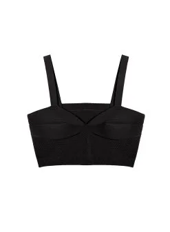 Fleur Du Mal Knit Bralette -Lingerie Store web blackknitbralette